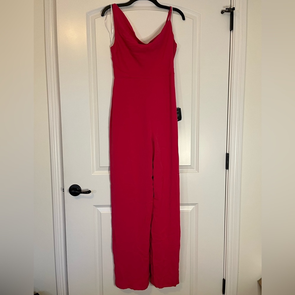 NWT Lulus pink jumpsuit, size M